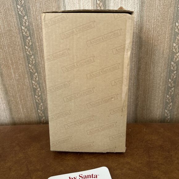 Vintage 1999 Anne Geddes African black Baby Santa Claus Doll Unimax 9" Christmas - Picture 13 of 15